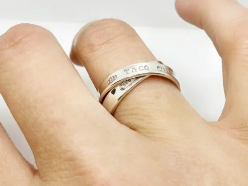 Tiffany Co. 1837 Collection Sterling Silver Interlocking Circles Ring Size 6 DeWitt s Diamond Gold Exchange